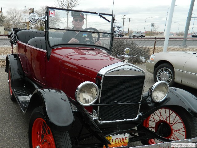 Kirk in his 1927 touring