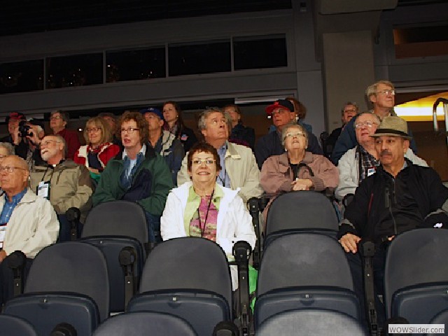 Fran at the stadium tour