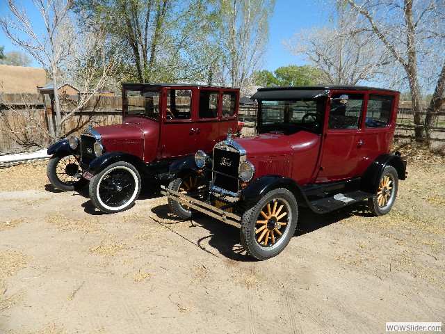 Linda's 1926 Fordor and Don's 1927 Tudor