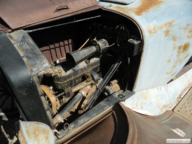 Buster's engine was rebuilt by the previous owner