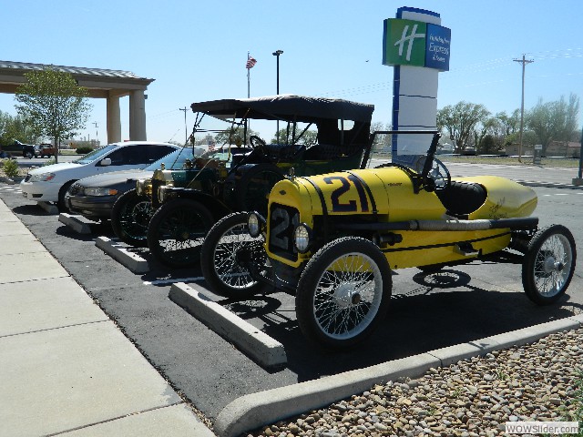 Larry and Lorna's 1912 Model T touring car and 1921 Faultless speedster