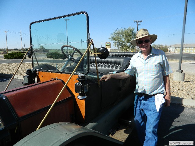 E.J. Dennis and his 1913 Buick