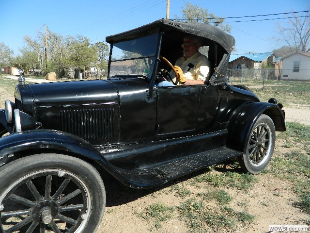 Bob with his 1926 Model T roadster