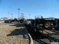 Russell in the foreground with the Housholder's 1923 Model T pickup truck and 1921 Model T coupe in the background